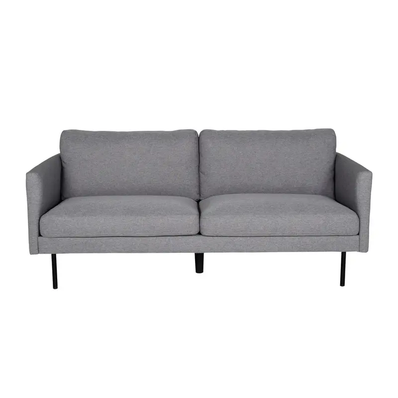 2-Sitzer Sofa Zoom aus Stoff - Grau