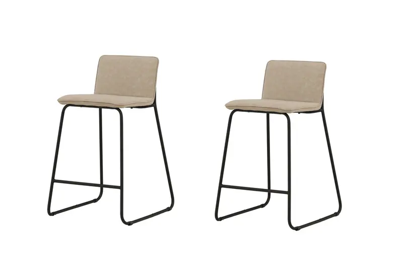 2er-Set Barhocker Bisbee - Beige