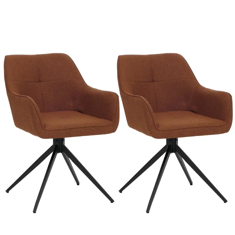 2er-Set Esszimmerstuhl O47 orange