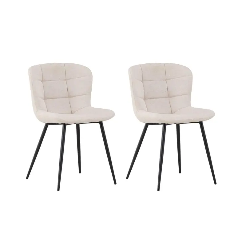 2er-Set Esszimmerstühle Lily - Beige