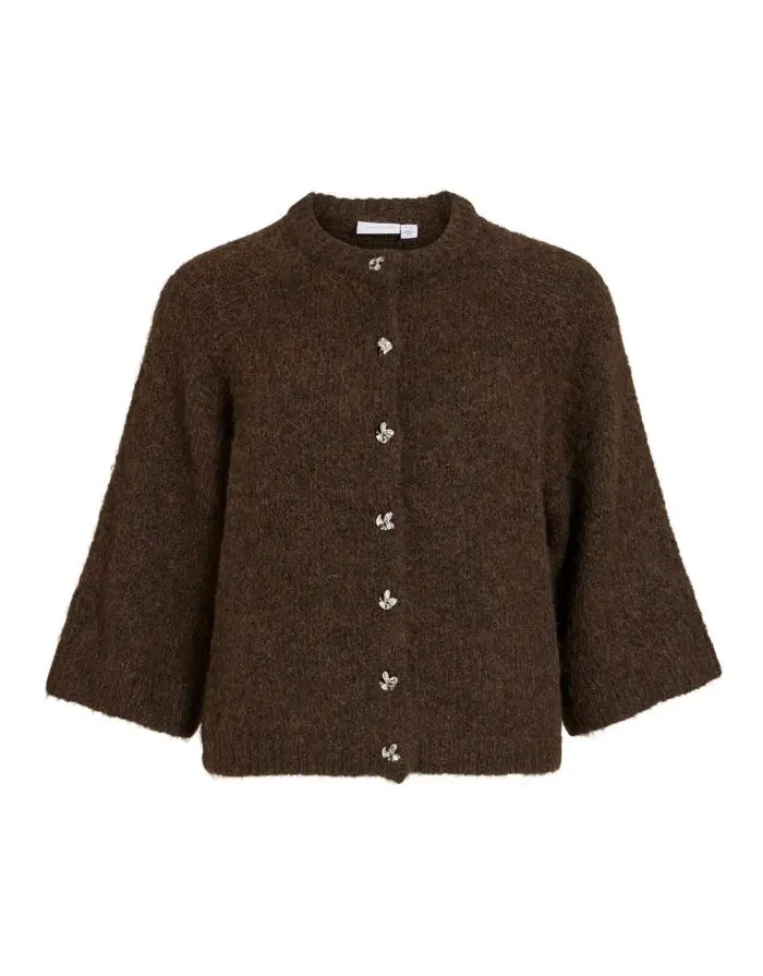 3/4 Cardigan Vimarley I Coffee Bean
