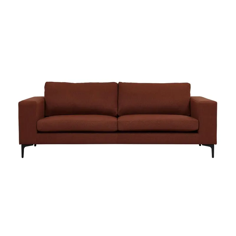 3-Sitzer Sofa Bolero - Orangerot
