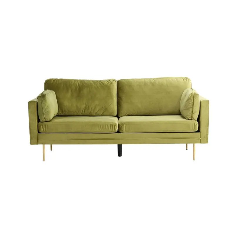 3-Sitzer Sofa Boom aus Samt - Grün