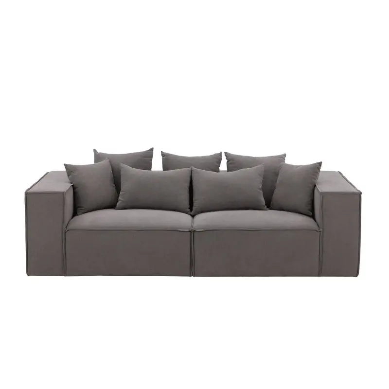 3-Sitzer Sofa Gillholmen aus Leinen - Grau