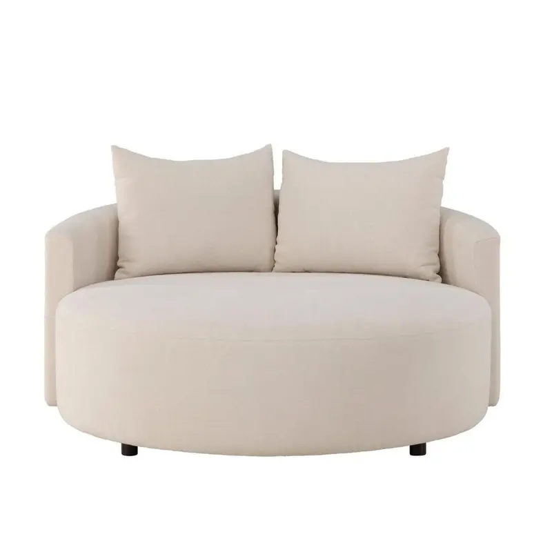 3-Sitzer Sofa Kelso 150cm aus Leinen - Beige