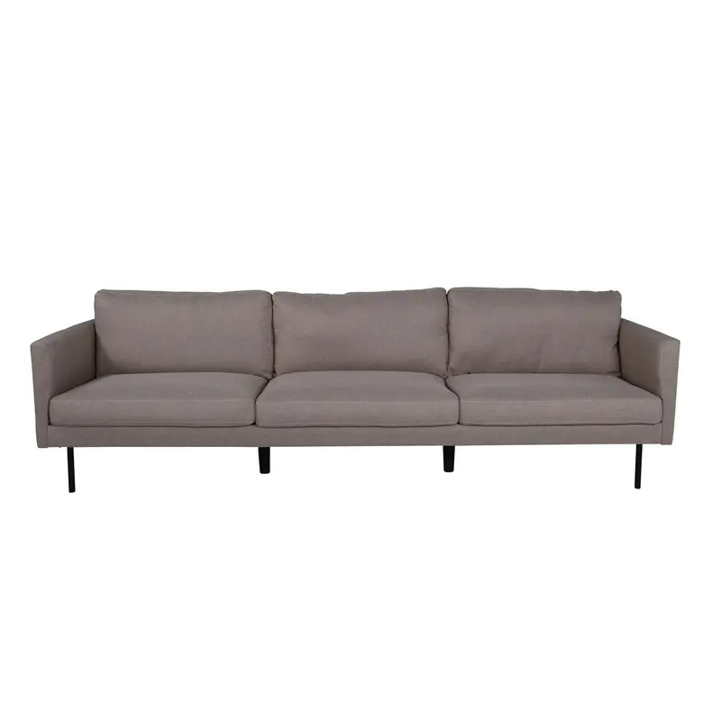 3-Sitzer Sofa Zoom aus Stoff - Braun