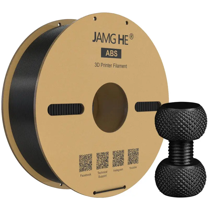 3D-Druckerfilament Jamghe ABS schwarz, 1,75 mm 1 kg