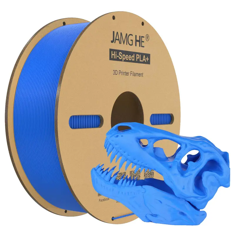 3D-Druckerfilament Jamghe High Speed PLA+ blau, 1,75 mm 1 kg