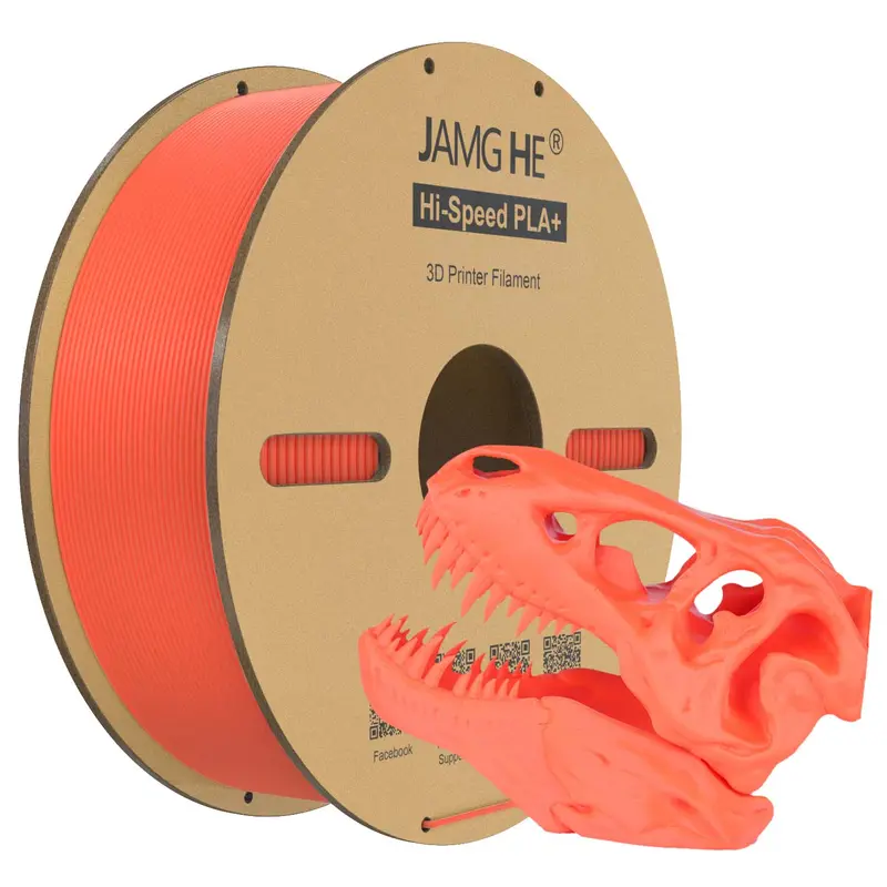 3D-Druckerfilament Jamghe High Speed PLA+ orange, 1,75 mm 1 kg