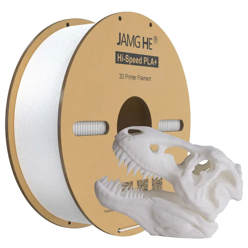 3D-Druckerfilament Jamghe High Speed PLA+ weiß, 1,75 mm 1 kg