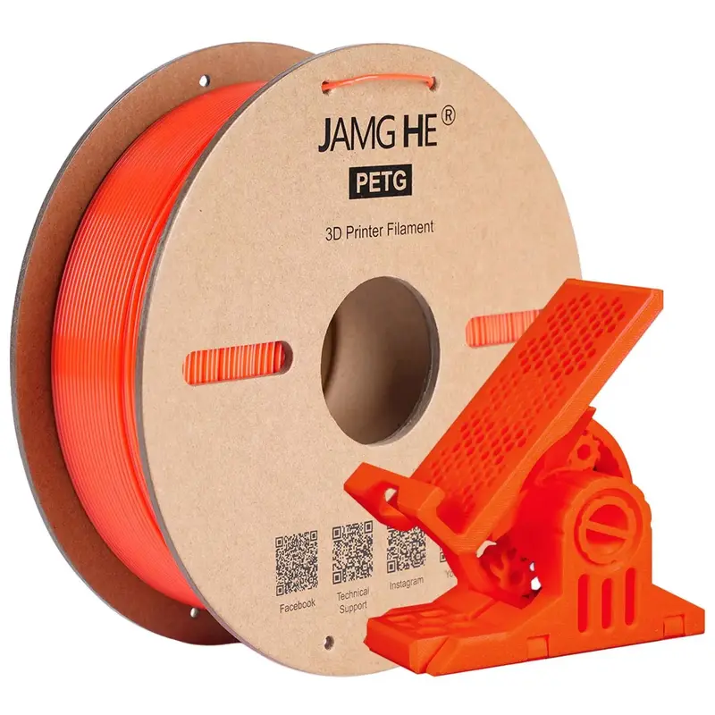 3D-Druckerfilament Jamghe PETG orange, 1,75 mm 1 kg