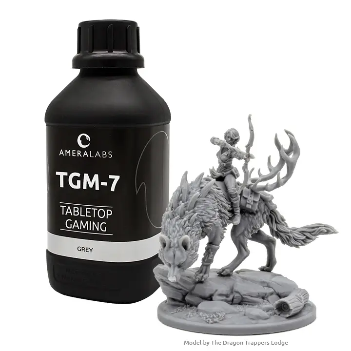 3D-Druckerharz Ameralabs TGM-7 LED grau - 500ml