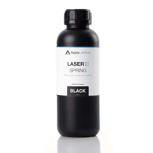 3D-Druckerharz Applylabwork SLA Spring - flexibel schwarz 1 kg