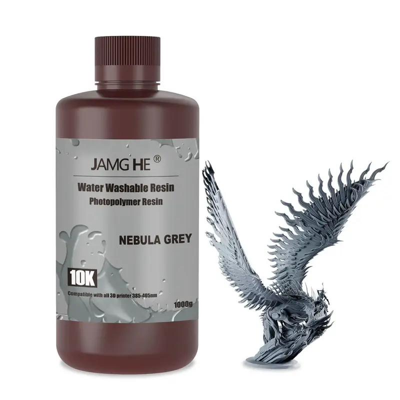 3D-Druckerharz JAMGHE wasserabwaschbar PRO NEBULA grau 1 kg