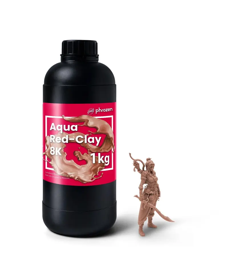 3D-Druckerharz Phrozen Aqua 8K Rot-Clay 1 kg