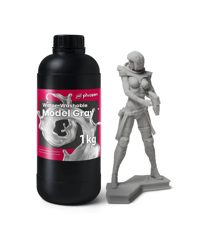 3D-Druckerharz Phrozen wasserabwaschbar Model grau 1 kg