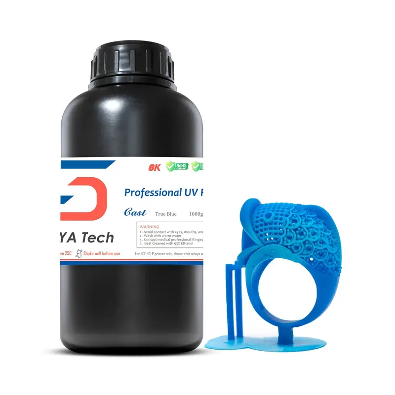 3D-Druckerharz Siraya Cast True blau 1 kg