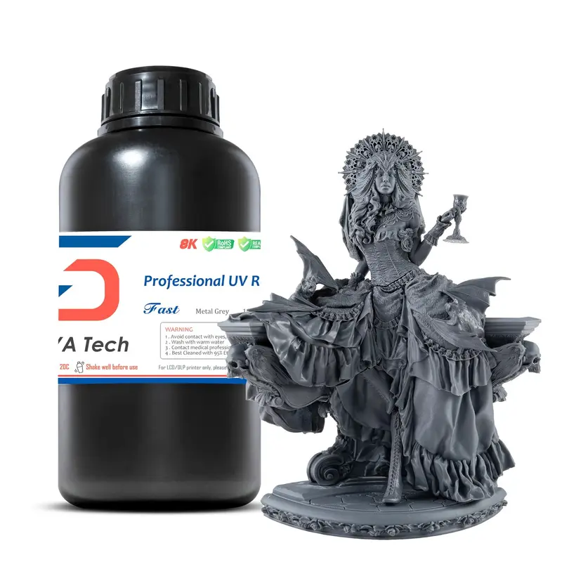 3D-Druckerharz Siraya schnell Metal Metal grau - grau Metaliczny 1 kg