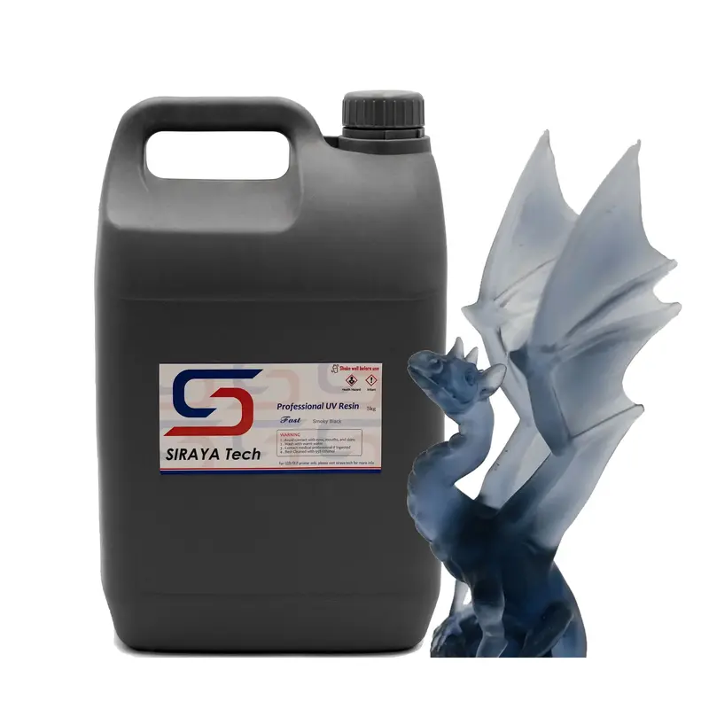 3D-Druckerharz Siraya schnell Smoky schwarz (5kg)