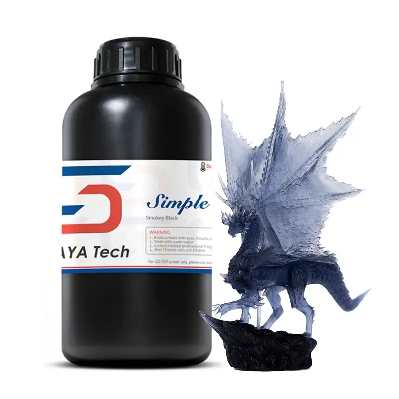 3D-Druckerharz Siraya Simple Smoky schwarz 1 kg