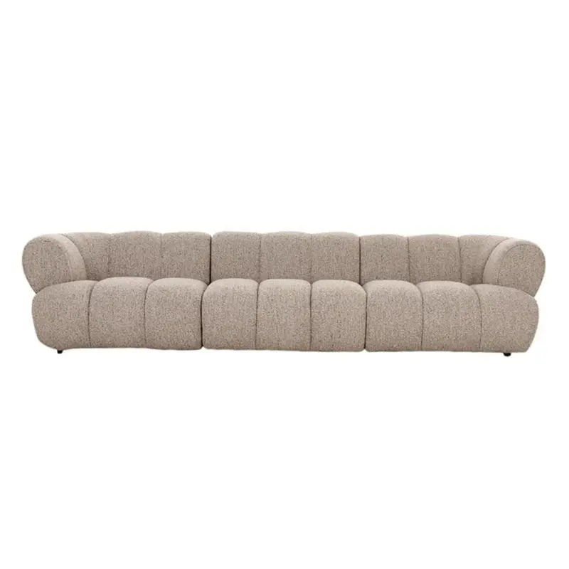 4-Sitzer Sofa New York aus Bouclé - Sand