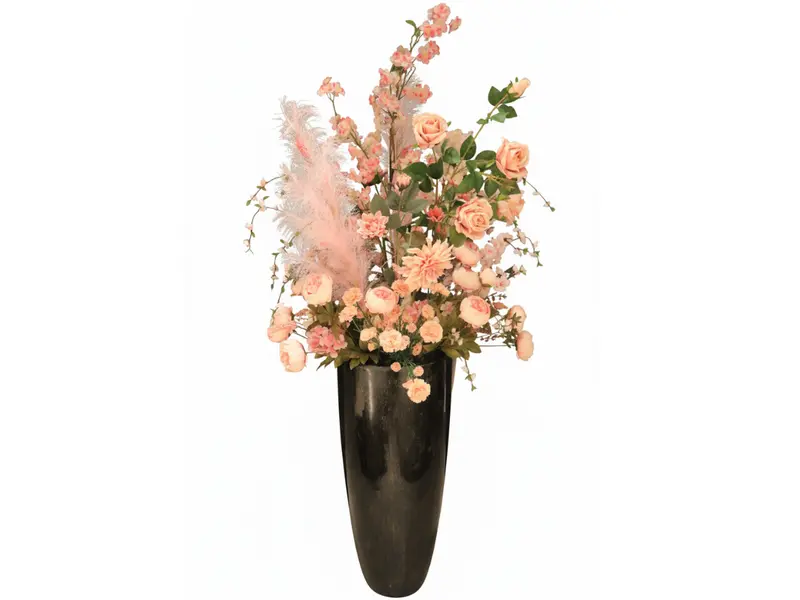 808021 Vase mit Rosen