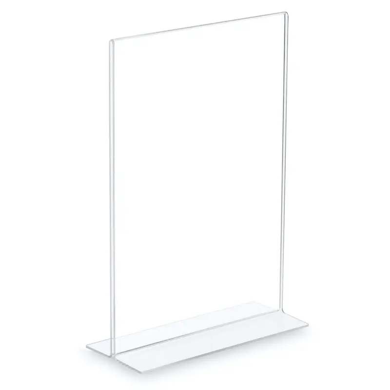 Acryl-Tischaufsteller Crystal A4 für Flyer und Informationen
