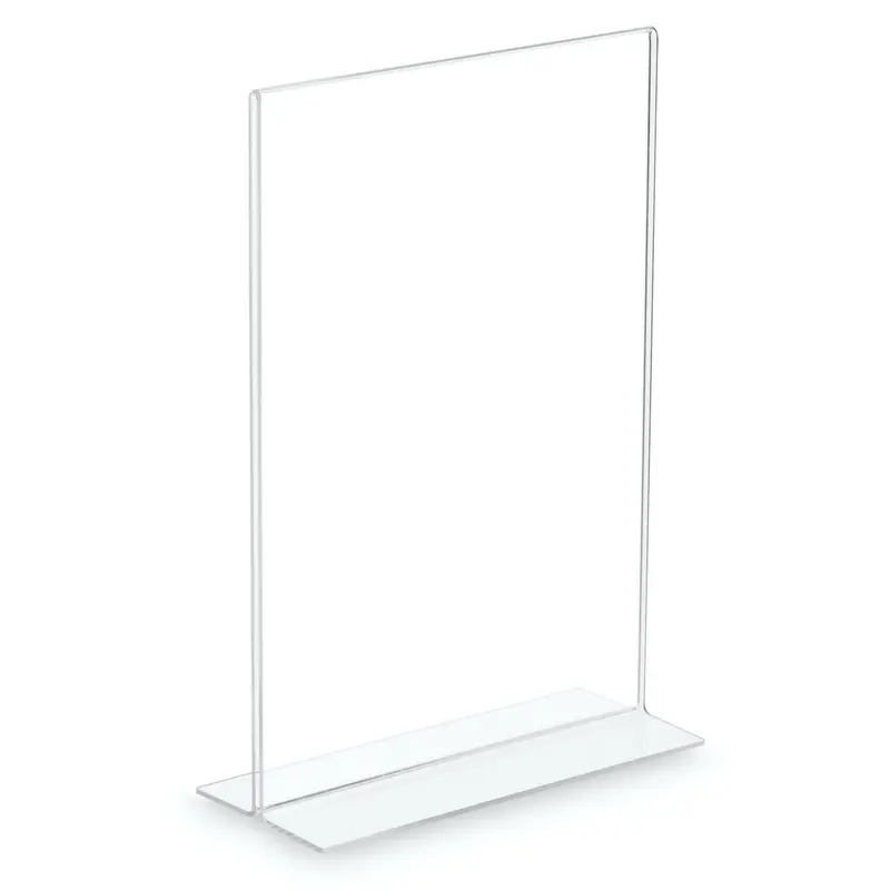 Acryl-Tischaufsteller Crystal A4 für Flyer und Informationen