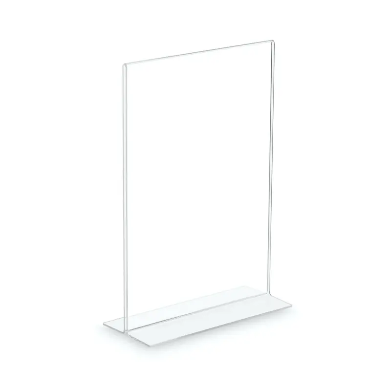 Acryl-Tischaufsteller Crystal A5 für Flyer und Informationen