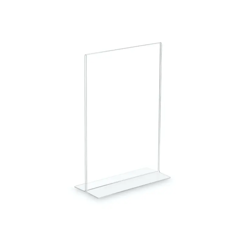 Acryl-Tischaufsteller Crystal A6 für Flyer und Informationen