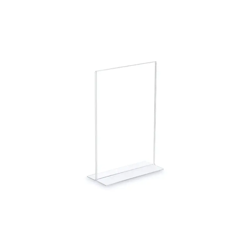 Acryl-Tischaufsteller Crystal A7 für Flyer und Informationen