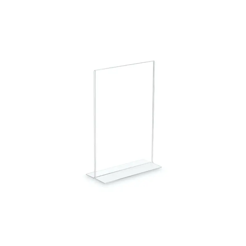 Acryl-Tischaufsteller Crystal A7 für Flyer und Informationen