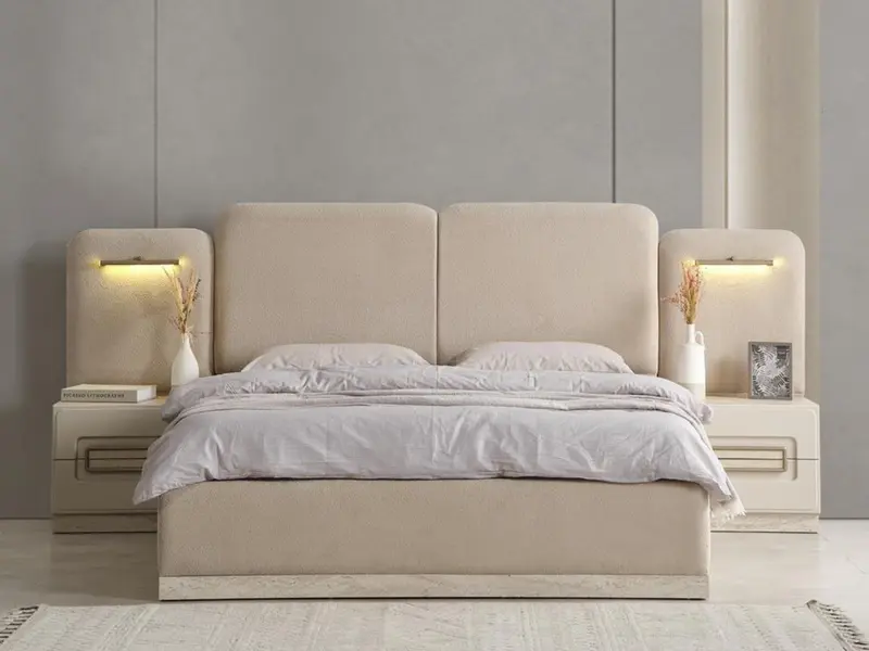 Akkor Bett mit Bettkasten