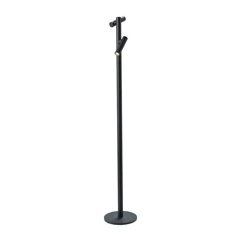 Akku-Stehleuchte – Doppelte Lichtköpfe, Separat Dimmbar, Aluminiumgehäuse - Tubo | Sompex