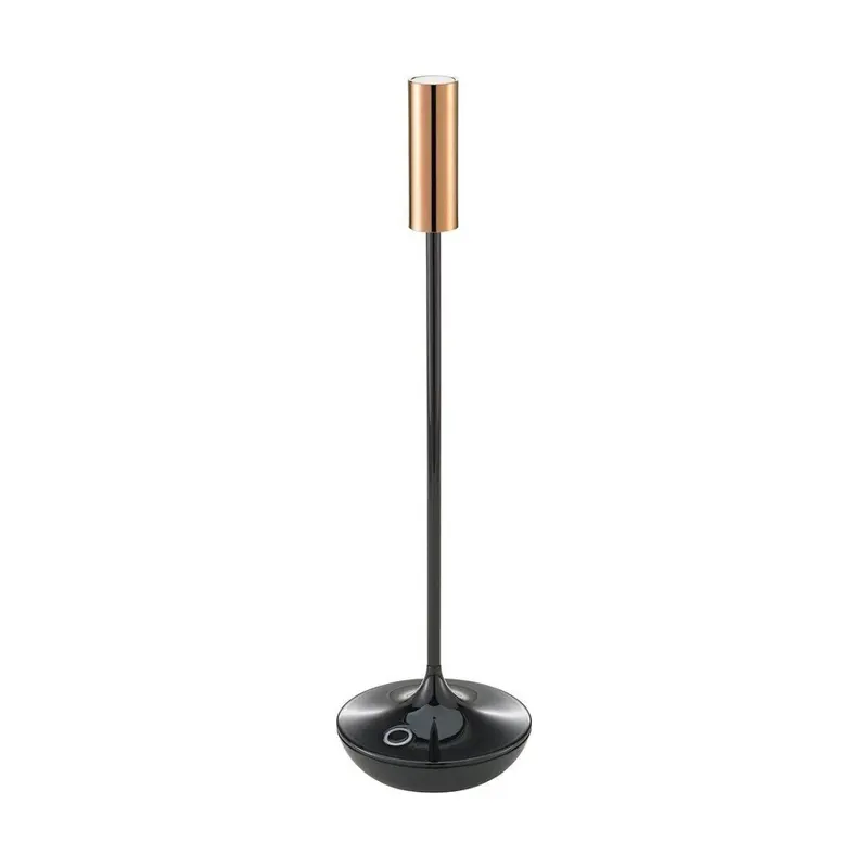 Akku-Tischleuchte - Keramikoptik, Licht auf/ab, extra warm - Nucandle | Sigor