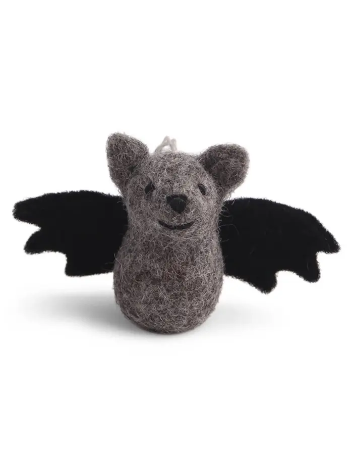 Anhänger Fledermaus I Grau