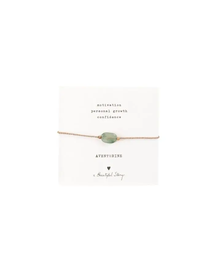 Armband Aventurin I Gold