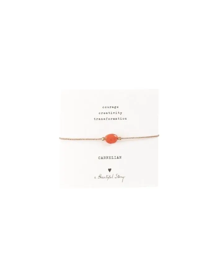 Armband Carnelian I Gold