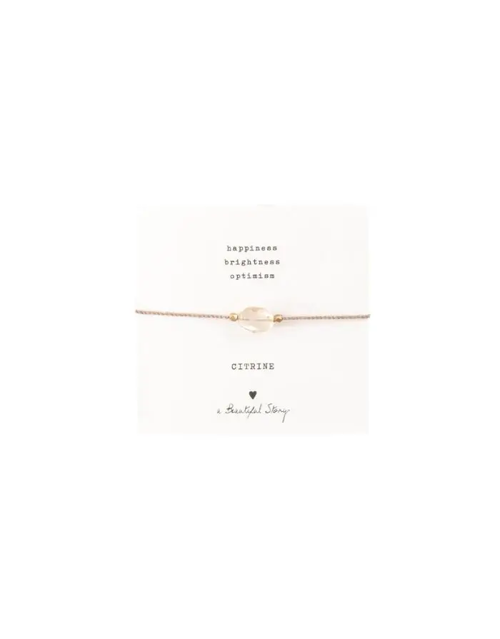 Armband Citrine I Gold