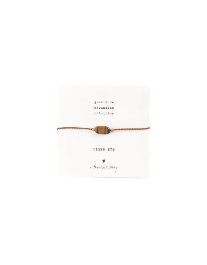 Armband Tiger Eye I Gold