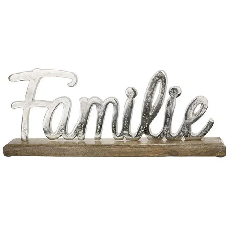 Aufsteller Schriftzug Familie