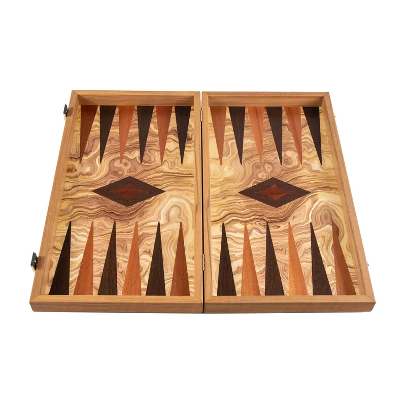 Backgammon Reise Olive