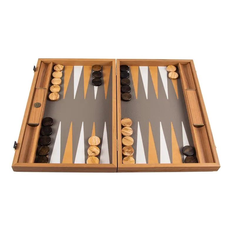 Backgammon Straußenleder (groß)