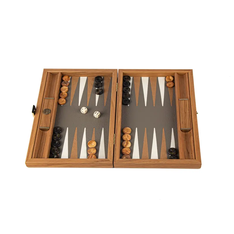 Backgammon Straußenleder (klein)