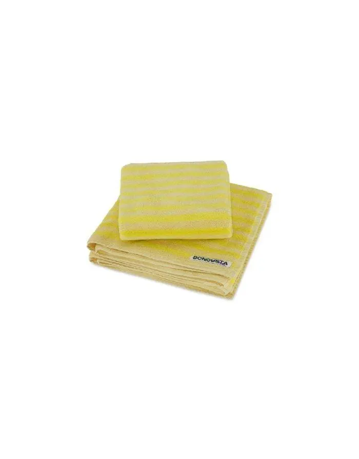 Badehandtuch 70x140cm I Pristine/Neon Yellow