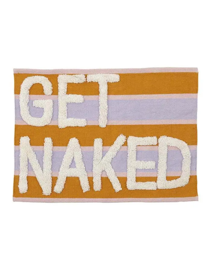 Badematte NAKED I Orange/Lila