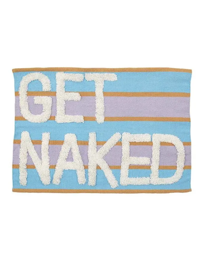 Badematte NAKED I Türkis/Lila