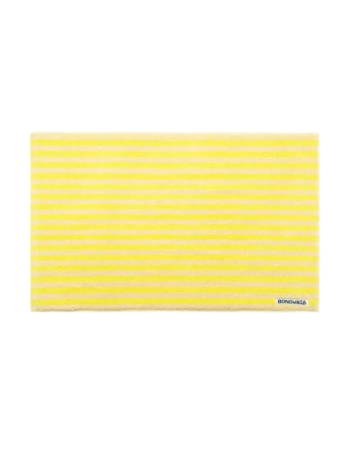 Badematte Naram I Pristine & Neon Yellow