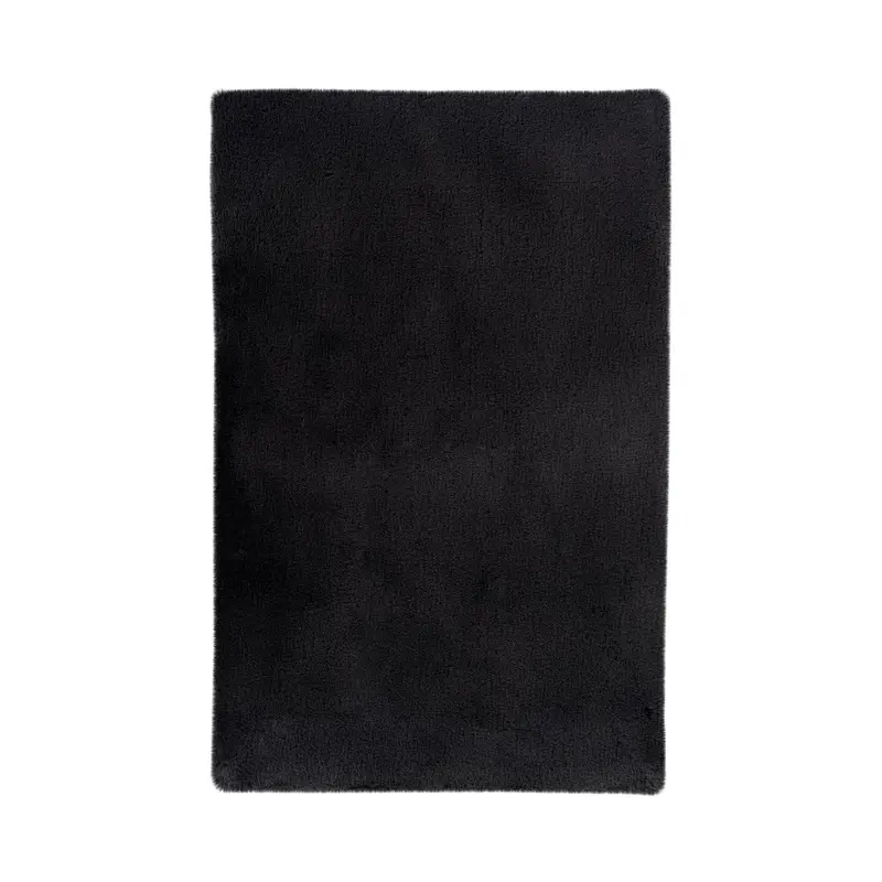 Badematte – Weiches Garn, Flauschige Oberfläche, Dunkelgrauer Farbton, 65 x 100 cm - Rabbit 125 | Kayoom