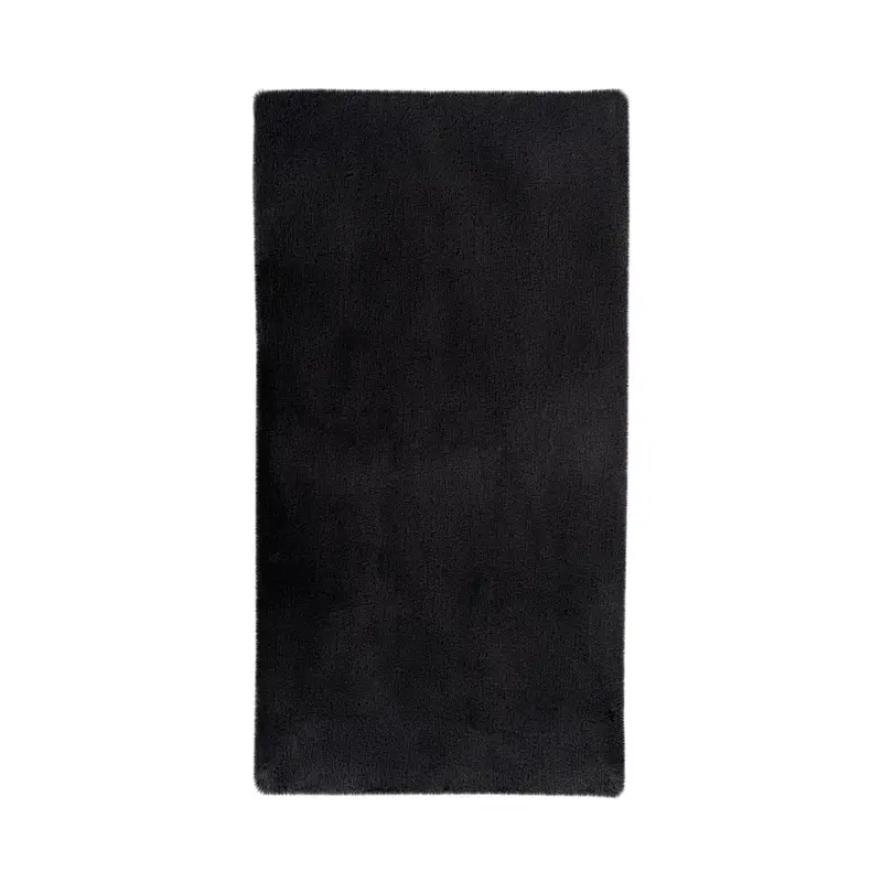 Badematte – Weiches Garn, Flauschige Oberfläche, Dunkelgrauer Farbton, 70 x 130 cm - Rabbit 125 | Kayoom